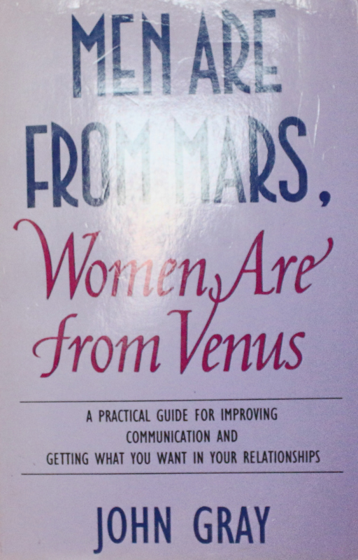 Cover of Men Are from Mars, Women Are from Venus by John Gray – bestselling relationship guide for couples and singles.