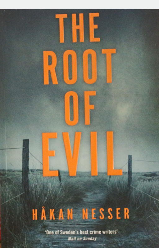 Cover of The Root of Evil by Håkan Nesser – Scandinavian crime thriller, Inspector Barbarotti mystery, used-good condition