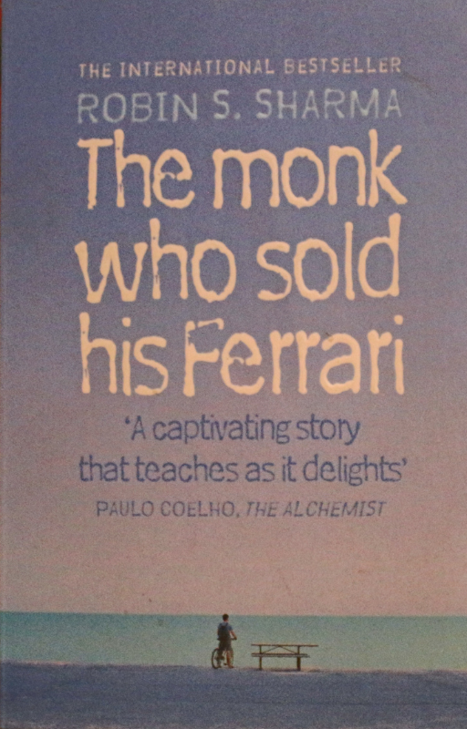 Cover of The Monk Who Sold His Ferrari by Robin S. Sharma – International bestselling self-help and spirituality book, used-good condition