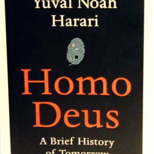 Cover of Homo Deus: A Brief History of Tomorrow by Yuval Noah Harari – bestselling futurist nonfiction book exploring humanity’s next chapter, used-good condition - front cover