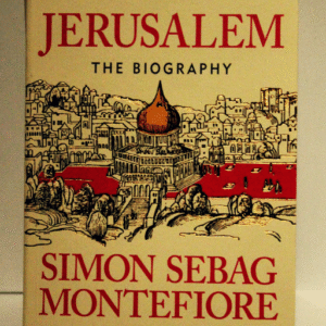 Cover of Jerusalem: The Biography by Simon Sebag Montefiore – historical account of the holy city’s political and religious past, used-good condition - front cover