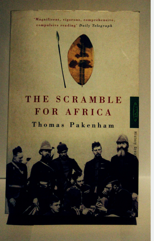 Cover of The Scramble for Africa by Thomas Pakenham – in-depth historical narrative on European colonization of Africa, used-good condition - front cover